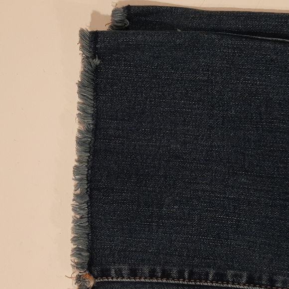 Women's Size 27 7 For All Man Kind Washed Cropped Boot Jeans - Picture 7 of 11